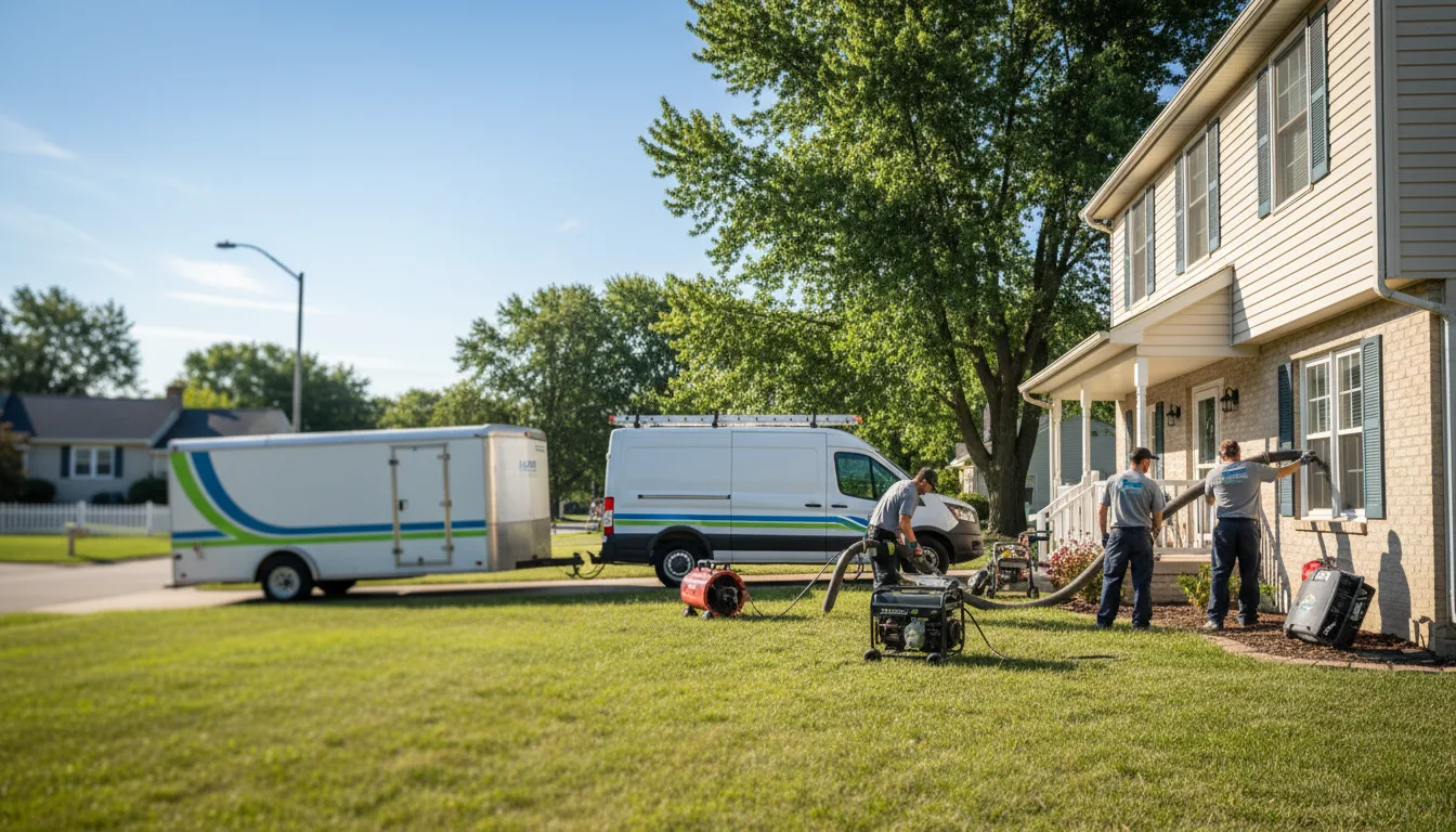 Flooded Basement Restoration And Cleanup With Repair in Underwood, MN near me
